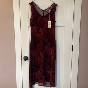 Johnny Was Belle Velvet Tank Dress size XS - New with tags! Approx 16.5” waist